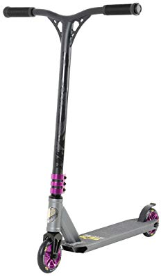 STAR-SCOOTER® Original Pro Sport Complete Leight Weight Stunt Scooter for Adults, Teenager and for Kids over 7 years | For Beginners up to Advanced Skill Riders with Alloy Wheels 110mm | Grey & Purple