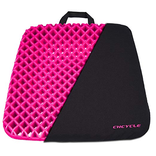 CHCYCLE Gel Seat Cushion Pressure Absorbs Honeycomb Sitter Elastic Support Chair Pad For Office, Dinner, Driving, Wheelchair & Mobility Scooter Cushions Cool And Comfort Large Seat Cushion