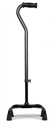 Lumex 6130A-1 Bariatric Quad Cane, Silver Vein