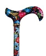 Tea Party - Black Floral - Derby Handle