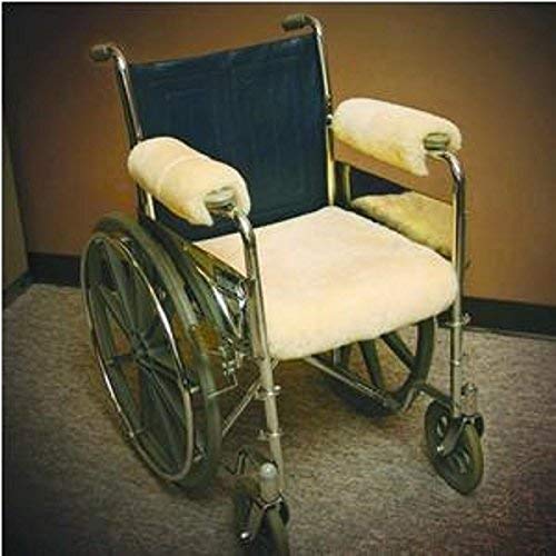 Sheepskin Ranch Sheep Skin Wheelchair Seat Pad - 18 x 16