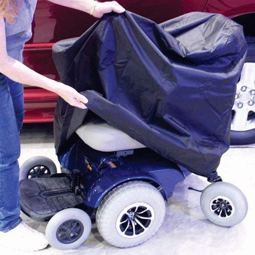 EZ-ACCESS Accessories, Power Chair Cover (3.25 lbs), Protect Your Power Wheelchair From Sun, Dust, and Mildew while In Storage Or Travel, Water Resistant, Includes Stuff Case, Tie Down Grommets