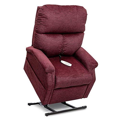 Classic LC-250 3-Position Lift Chair Recliner - Cloud Nine Standard Fabric: Black Cherry