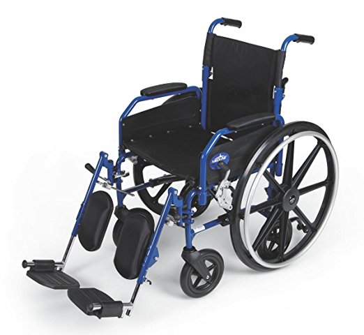 Medline Combination Transport Chair and Wheelchair, 18