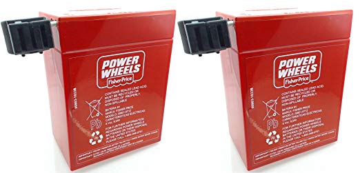 Power Wheels 6v Battery Set of 2