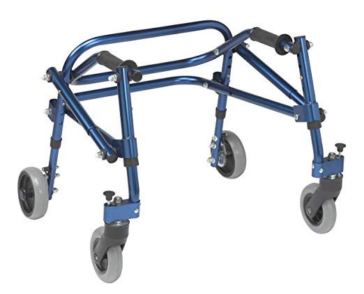 Inspired by Drive Nimbo 2G Lightweight Posterior Walker, Knight Blue, Extra Small