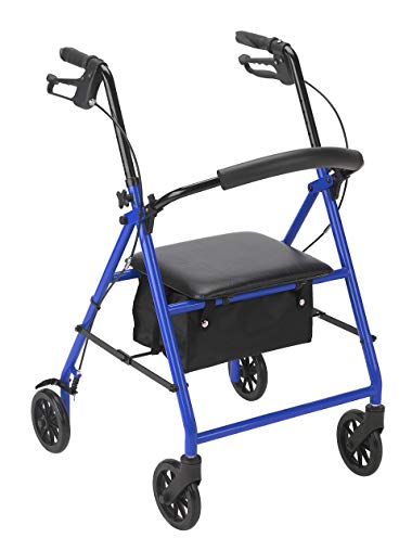 Drive Medical Rollator, Blue