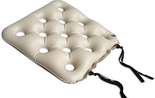 MediChoice Wheelchair Seat Cushion, Pre-Inflated, 17 x 17 Inch, 350 Pound Capacity, 1314WCC1717 (Pack of 1)
