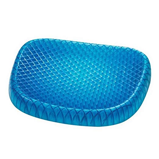 ACMEDE Gel Seat Cushion Non Slip Egg Sitter Cushion Pad Breathable Pressure Sore Relief Prevents Sweaty Bottom for Office Home Car 37 x 34.5 x 5cm(L)