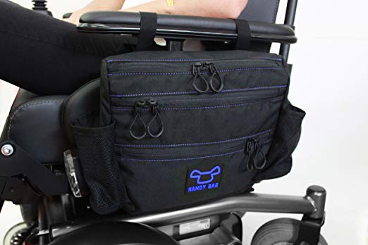 HandyBag Side - Electric / Power Wheelchair Side Bag - BLUE